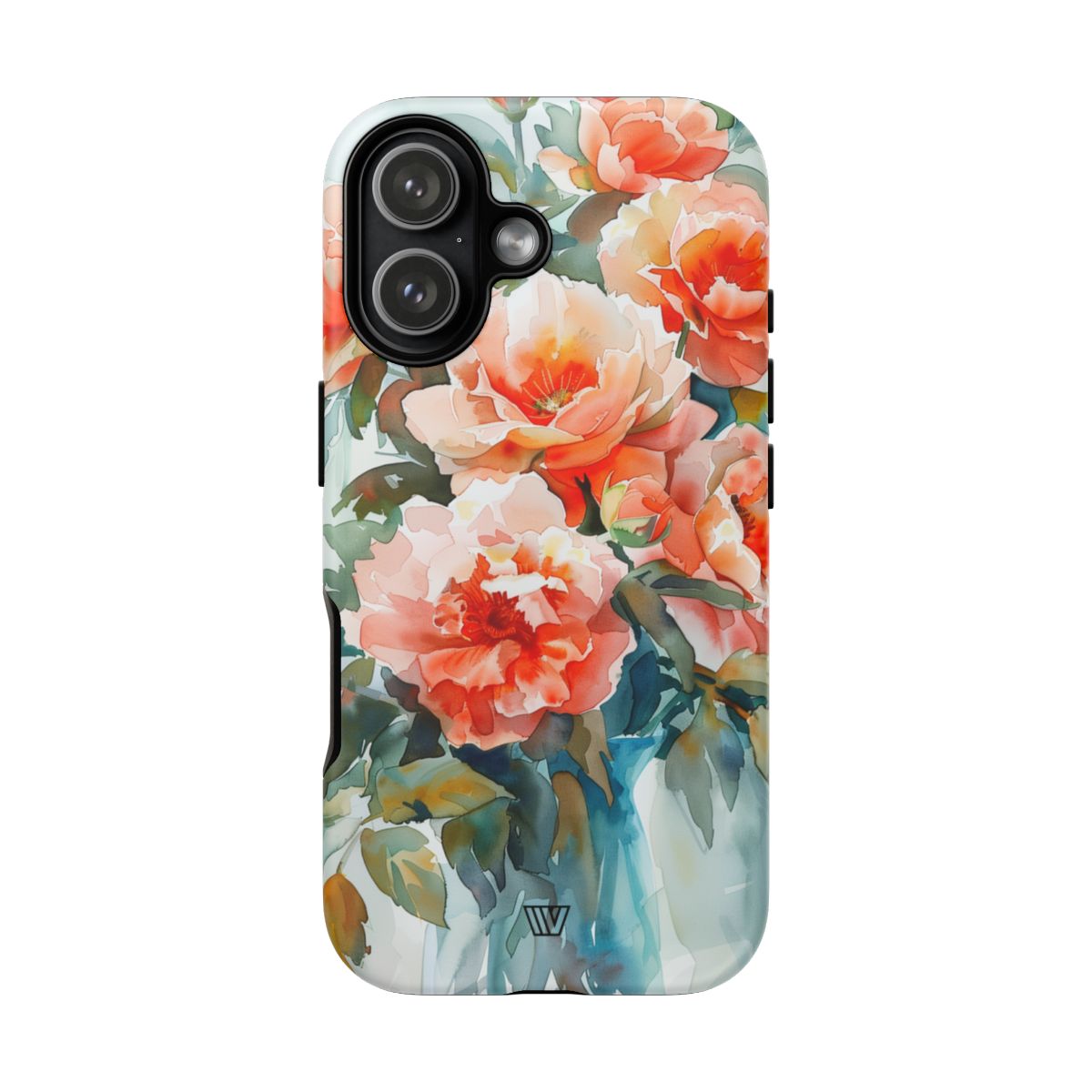 Tough Phone Case Dual-Layer Impact Resistant PEONY DREAMS