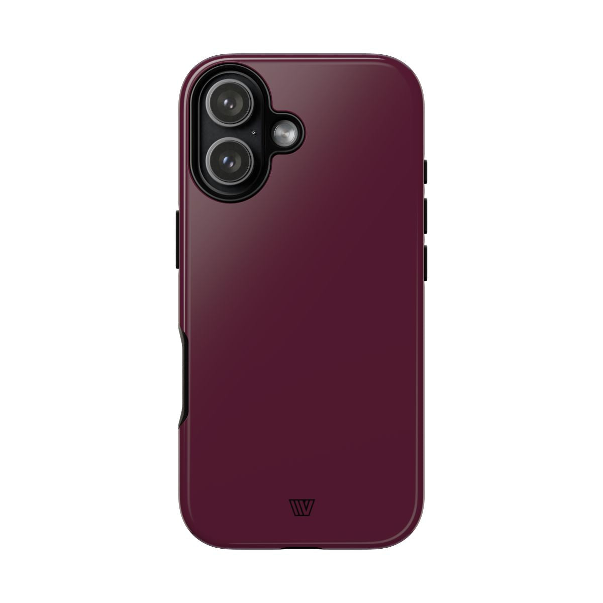 Tough Phone Case Wine Berry Protective Dual-Layer Polycarbonate Shell