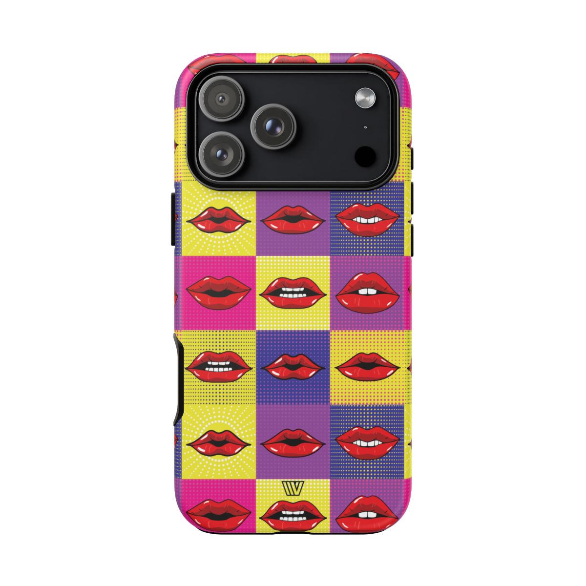 Tough Phone Case Dual-layer Protection POP ART LIPS