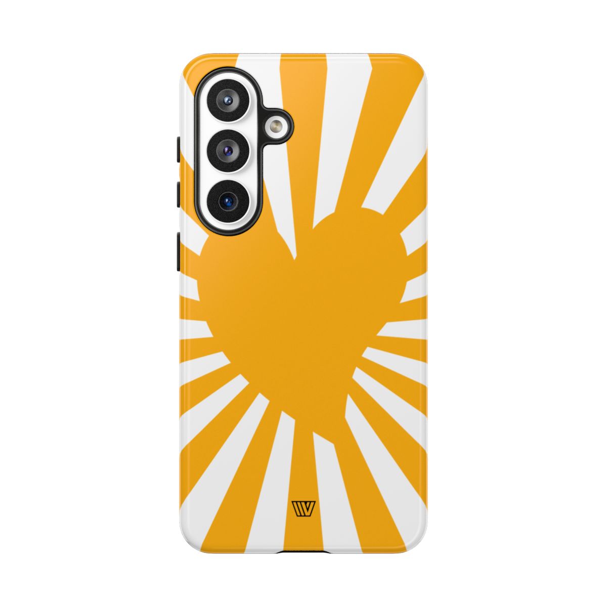 Heart Sun Rays Tough Phone Case with Impact Resistance