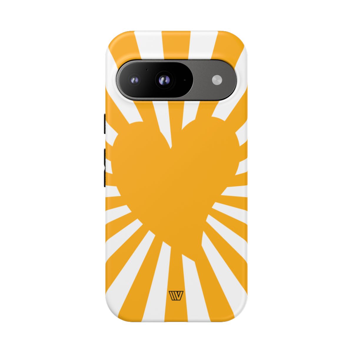 Heart Sun Rays Tough Phone Case with Impact Resistance
