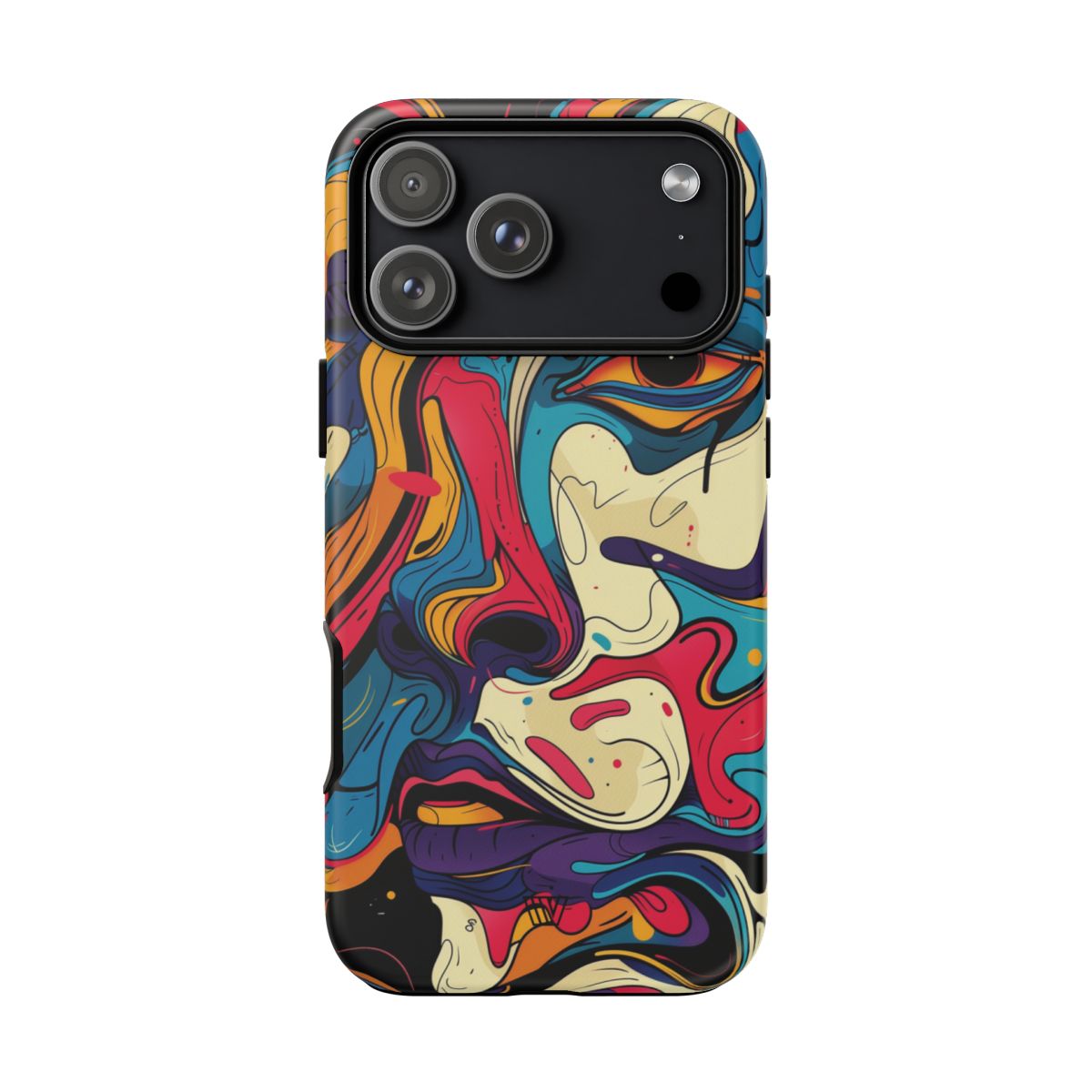 Tough Impact Resistant Phone Case ABSTRACT GAZE