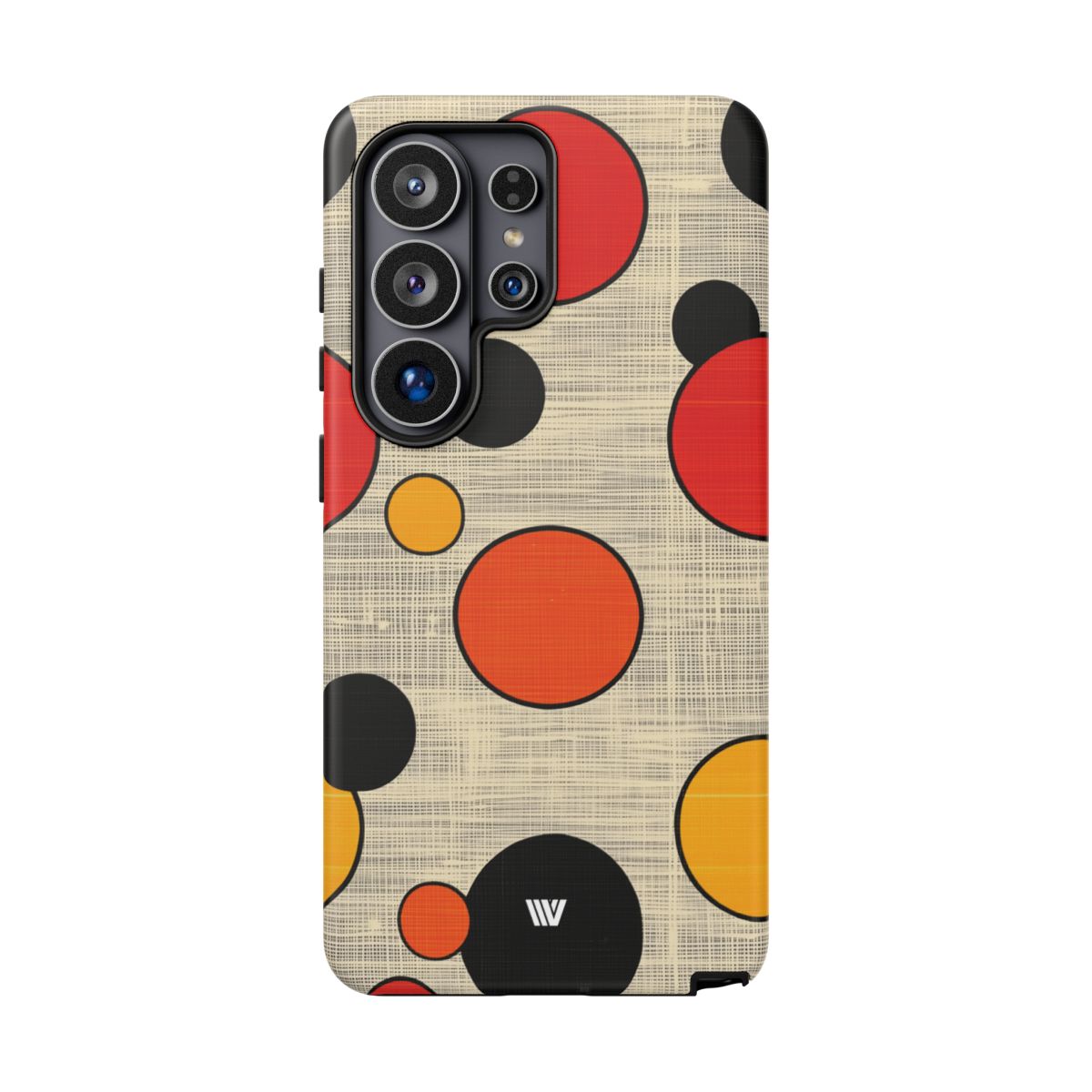 Tough Phone Case Mid-Century Dots Protective Cover
