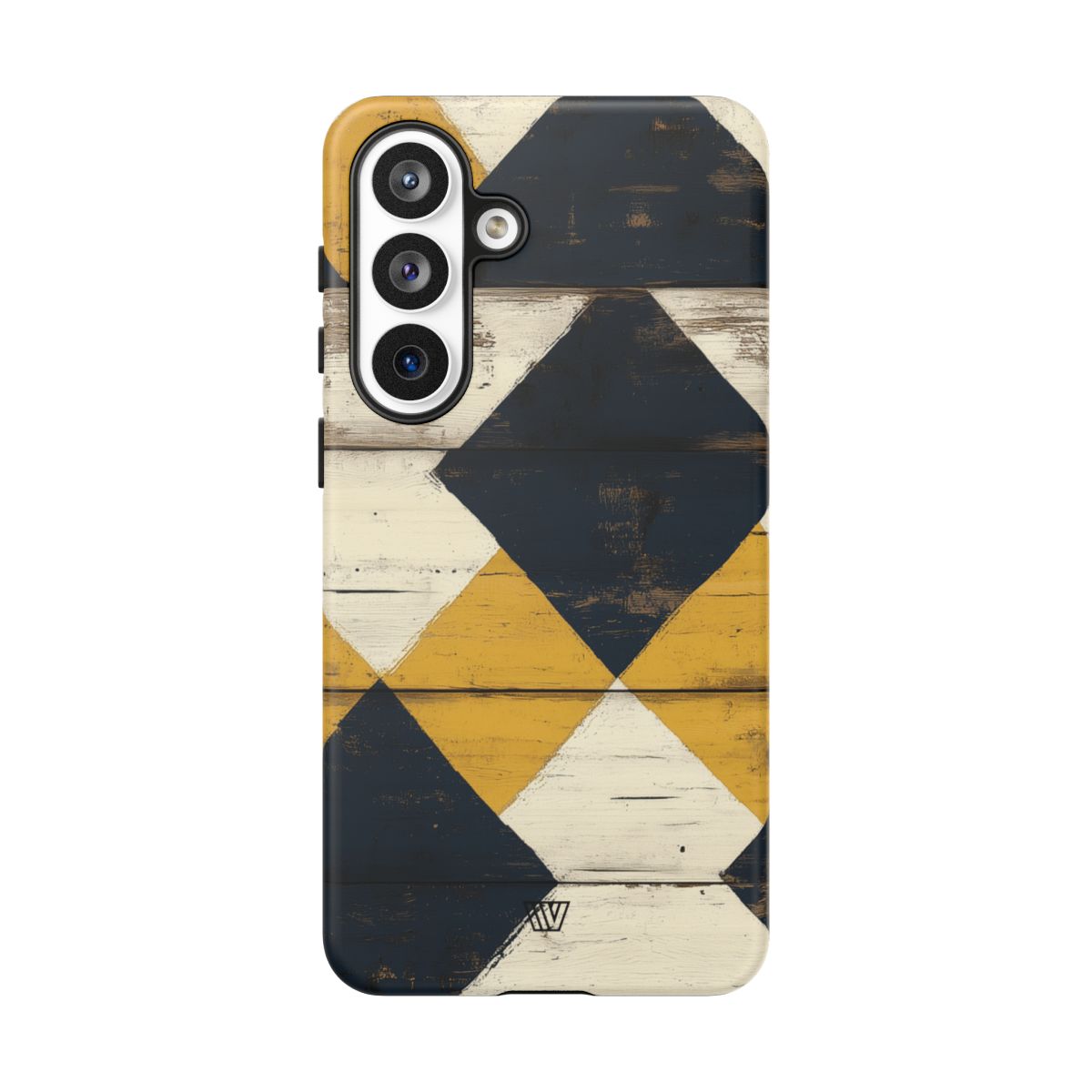 Tough Phone Case Dual-Layer Protection Farmhouse Wood