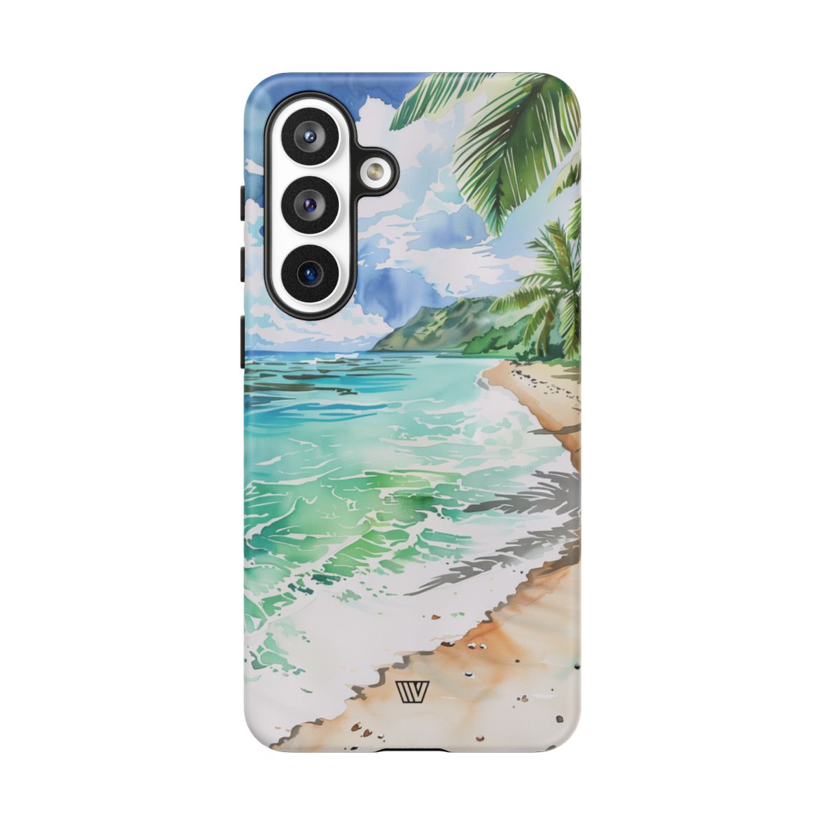 Watercolor Beach Tough Phone Case