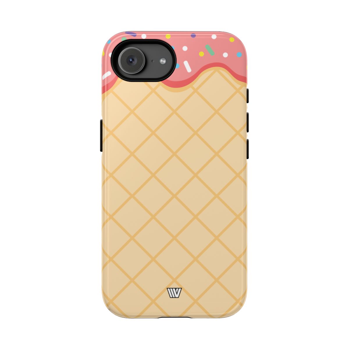 Ice Cream Cone Tough Phone Case Dual-Layer Protection