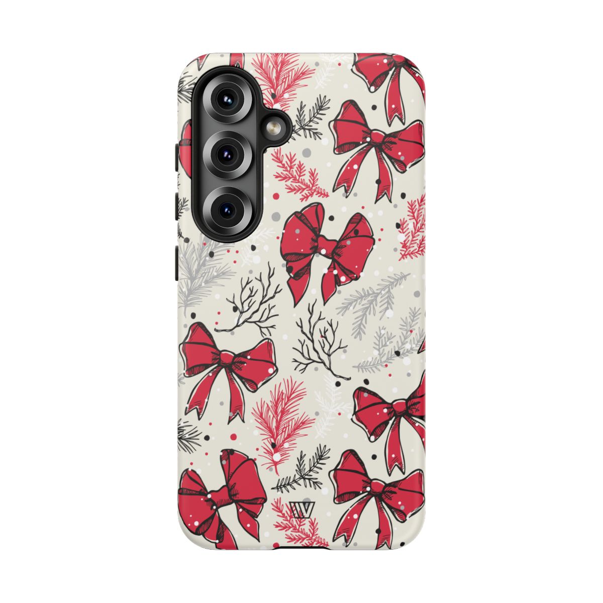 Tough Phone Case Impact-Resistant Dual Layer WINTER BOWS
