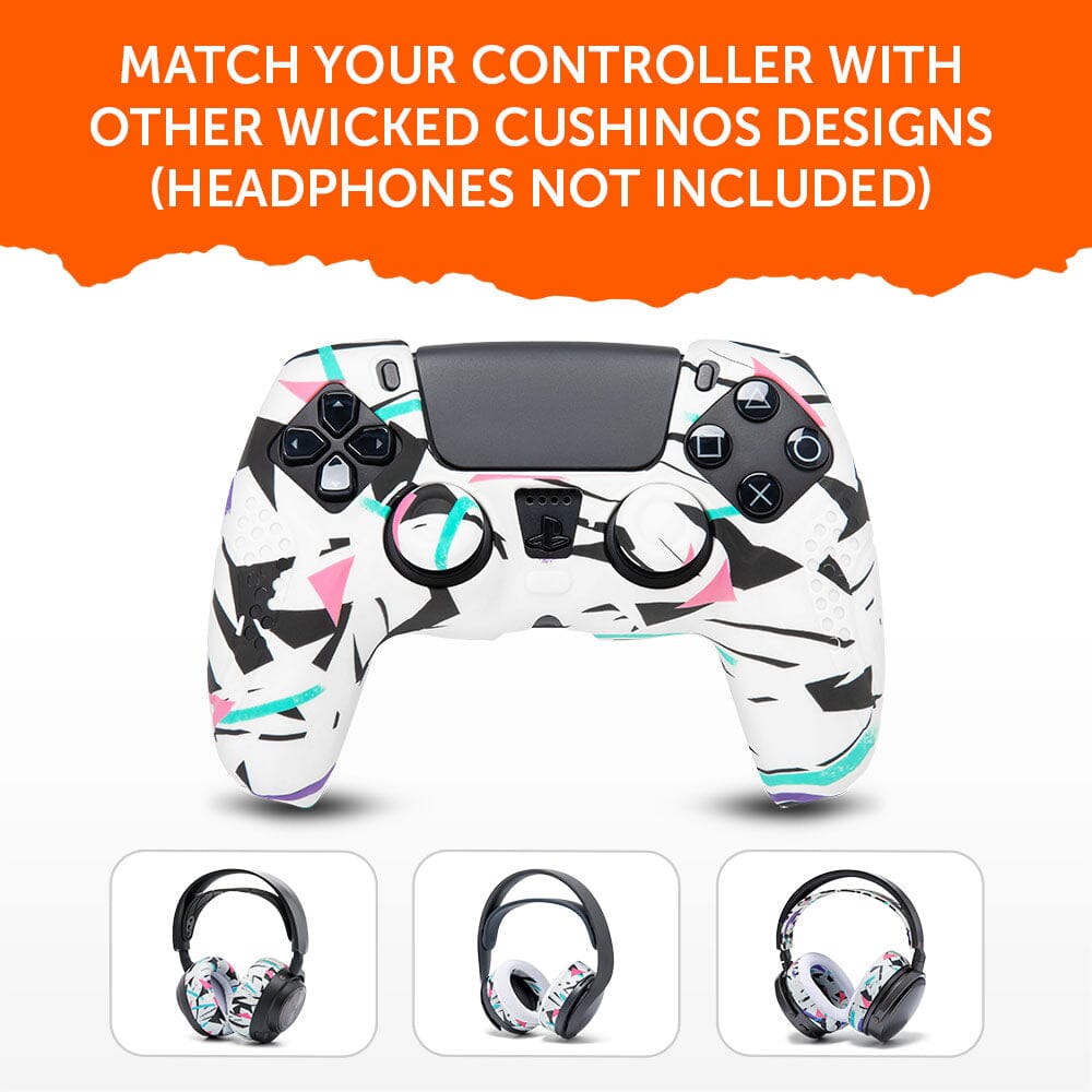 PlayStation 5 Controller Skin WC GripZ Silicone Grip Cover Wicked Cushions