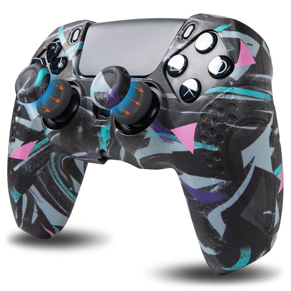 PlayStation 5 Controller Skin WC GripZ Silicone Grip Cover Wicked Cushions