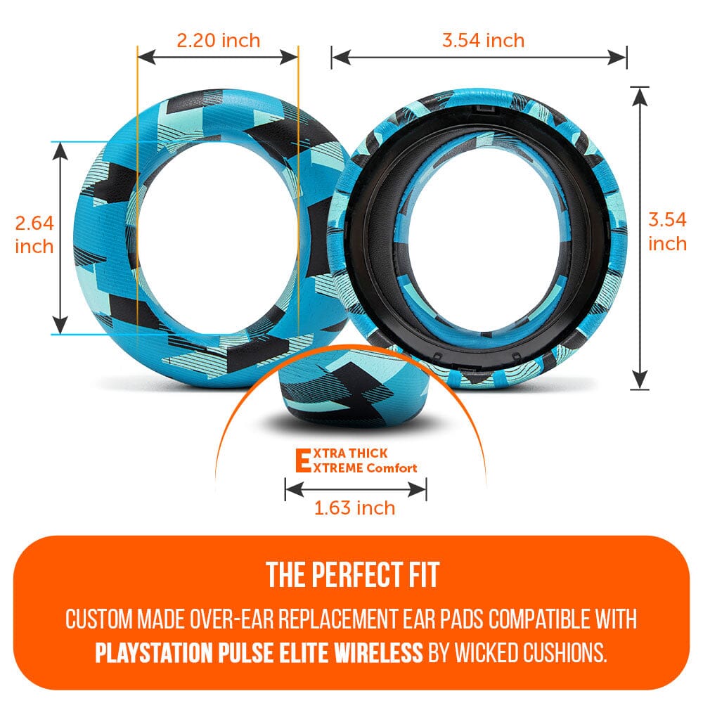 PlayStation Pulse Elite PU Leather Earpads WC PadZ Pulse Elite