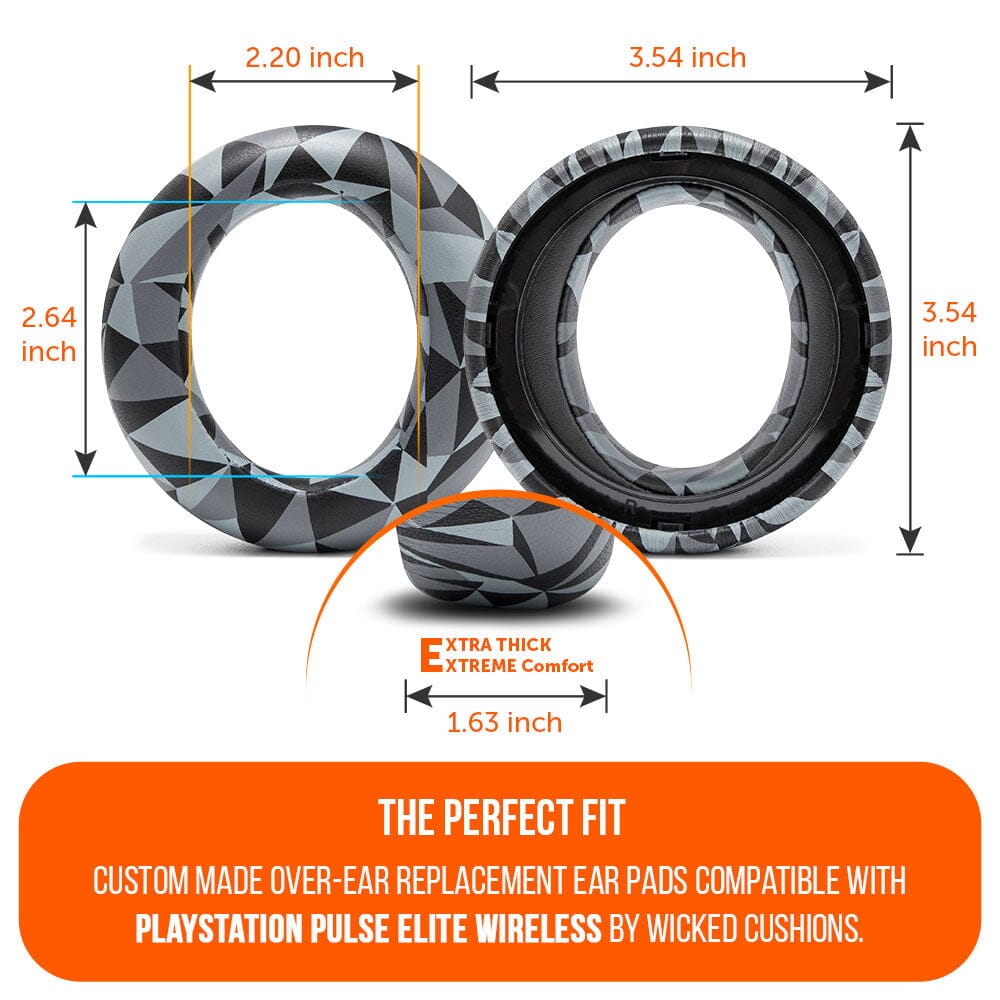 PlayStation Pulse Elite PU Leather Earpads WC PadZ Pulse Elite