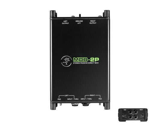 Mackie MDB-2P Stereo Passive Direct Box-NEW