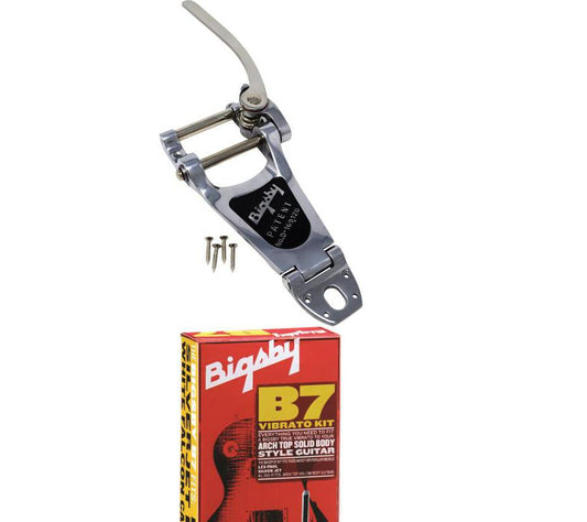 Bigsby B7 Vibrato Tailpiece for Archtop Guitars - Aluminum