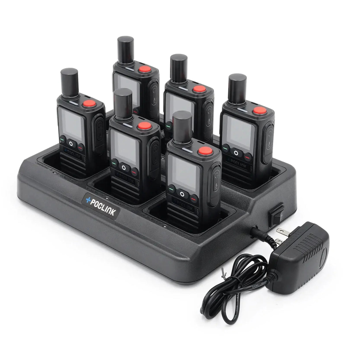 Poclink 6-Unit Multi Charger Multi-Charger for Poclink Radios