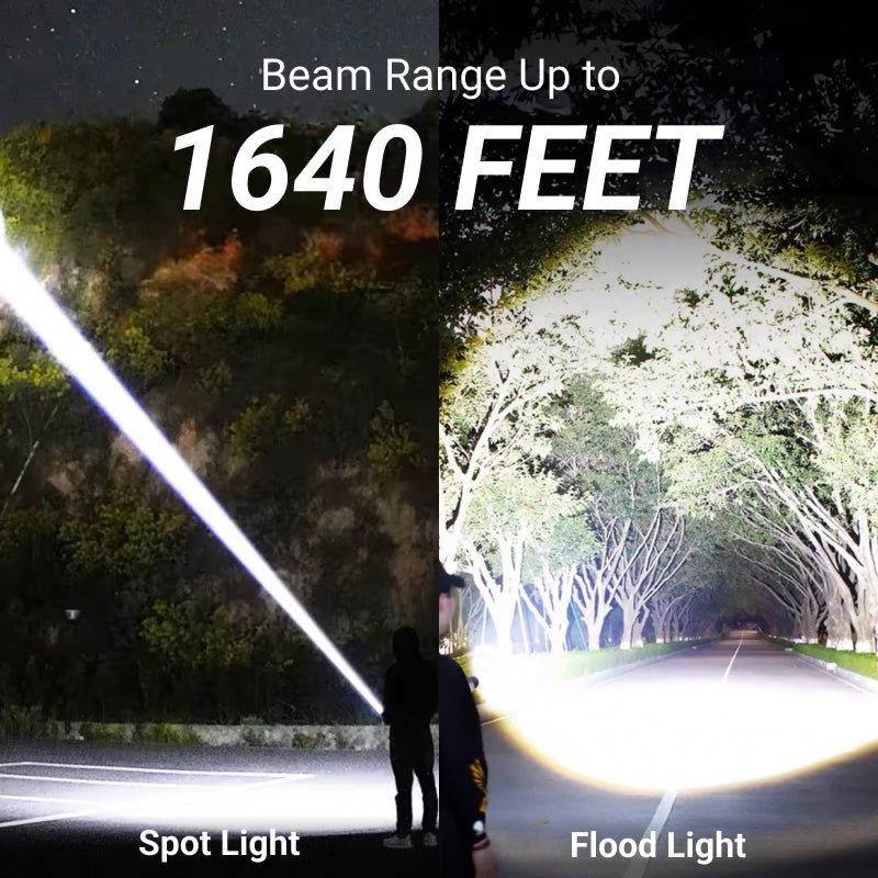 Emergency Flashlight Long-Lasting Beam Flashlight Poclink
