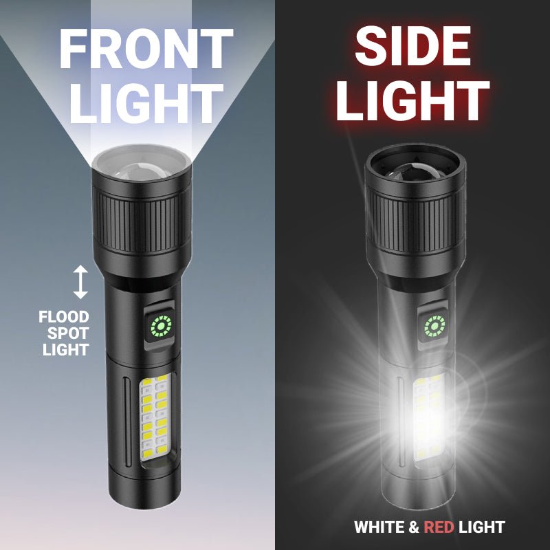 Emergency Flashlight Long-Lasting Beam Flashlight Poclink