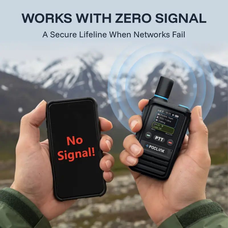 POC-1 Ultra 4G Analog Dual-Mode Walkie Talkie Poclink
