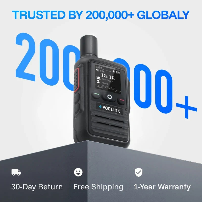 4G Global Coverage Lite Walkie Talkie PoC-1 Poclink Radios