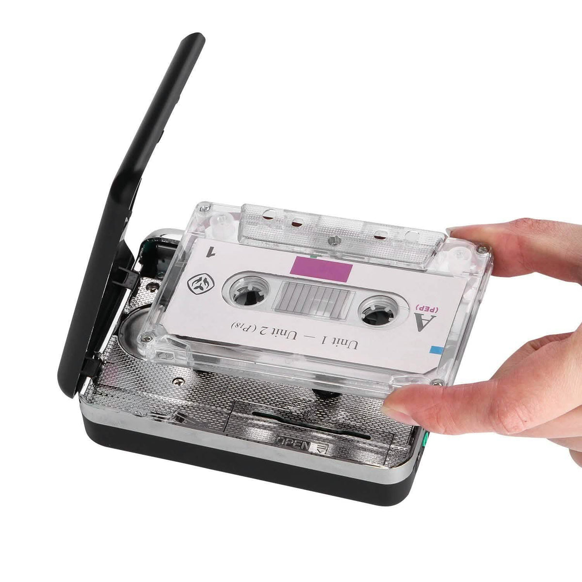 Portable Cassette Audio Tape-To-MP3 Converter Cassette Recorder