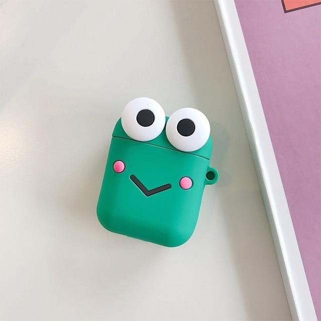 Cartoon Character Shock-Resistant Silicone Apple Airpods Case