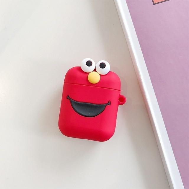 Cartoon Character Shock-Resistant Silicone Apple Airpods Case
