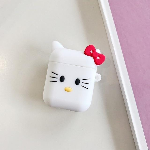 Cartoon Character Shock-Resistant Silicone Apple Airpods Case