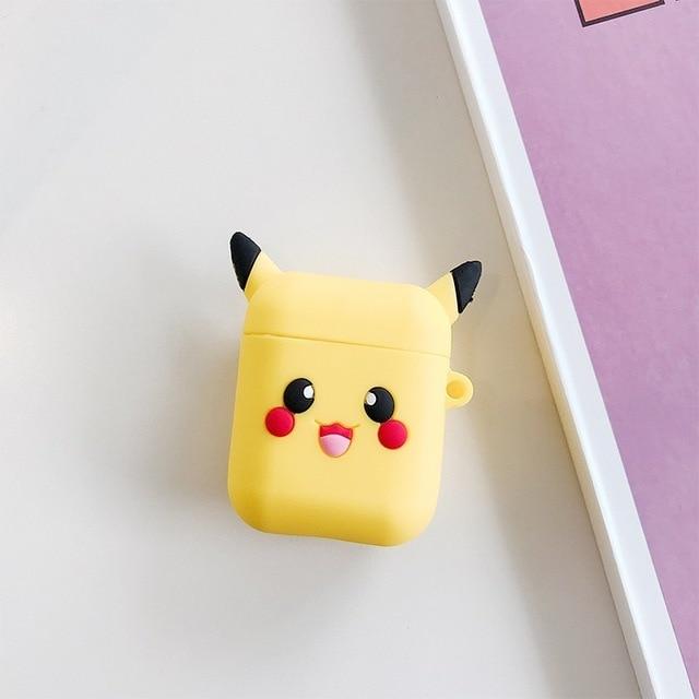 Cartoon Character Shock-Resistant Silicone Apple Airpods Case