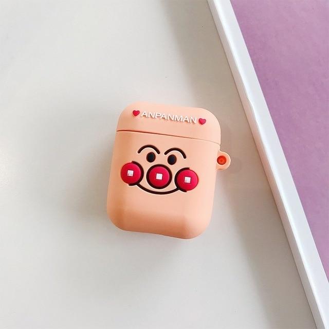 Cartoon Character Shock-Resistant Silicone Apple Airpods Case