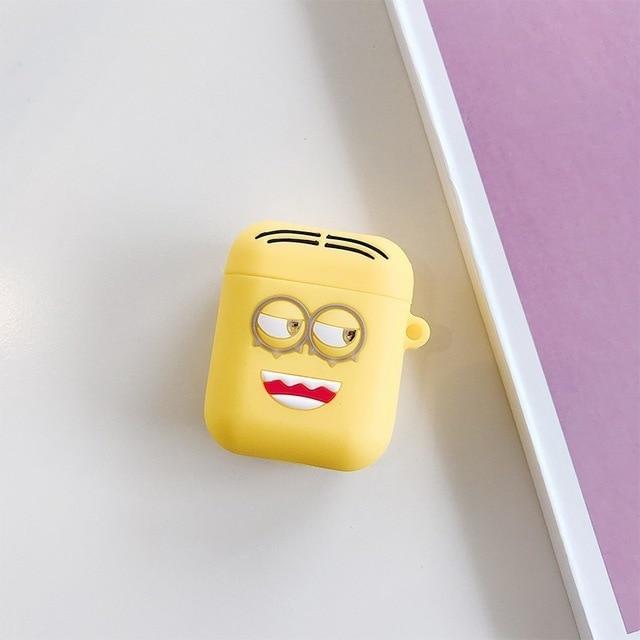 Cartoon Character Shock-Resistant Silicone Apple Airpods Case