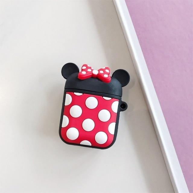 Cartoon Character Shock-Resistant Silicone Apple Airpods Case