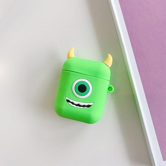 Cartoon Character Shock-Resistant Silicone Apple Airpods Case