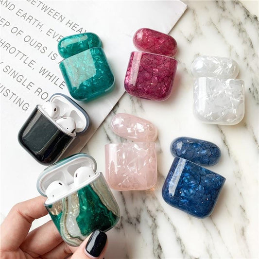 Luxury Marble Shock-Resistant Case for Apple Airpods