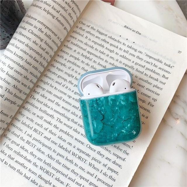 Luxury Marble Shock-Resistant Case for Apple Airpods