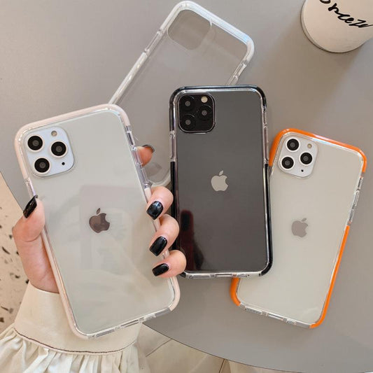 Shockproof Candy Color TPU iPhone Case Apple