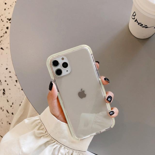 Shockproof Candy Color TPU iPhone Case Apple