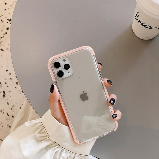 Shockproof Candy Color TPU iPhone Case Apple