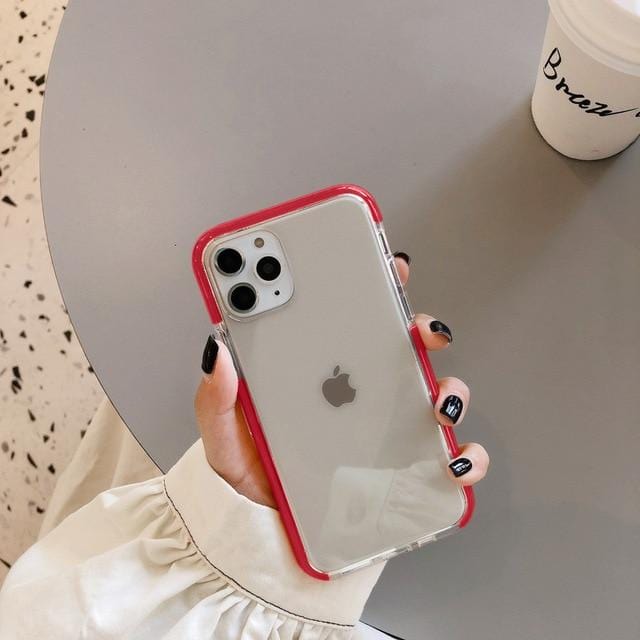 Shockproof Candy Color TPU iPhone Case Apple