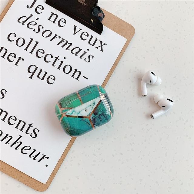 Luxury Marble Shock-Resistant Case for Apple Airpods