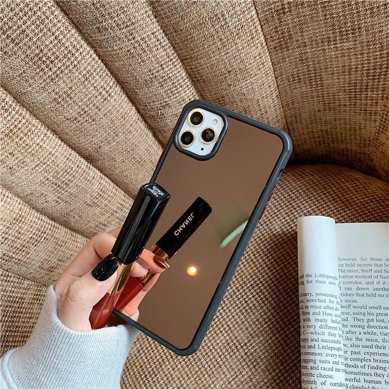 Luxury Mirror Bumper Frame iPhone Case High-Quality TPU Silicone