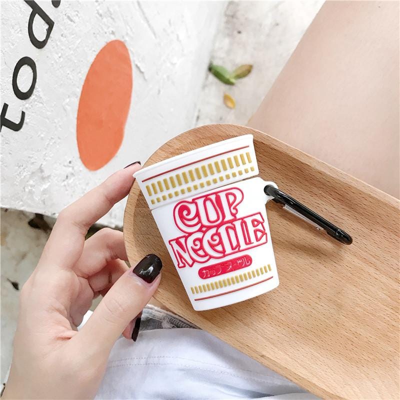 3D Cup Instant Noodles Shock-Resistant Airpods Case Apple