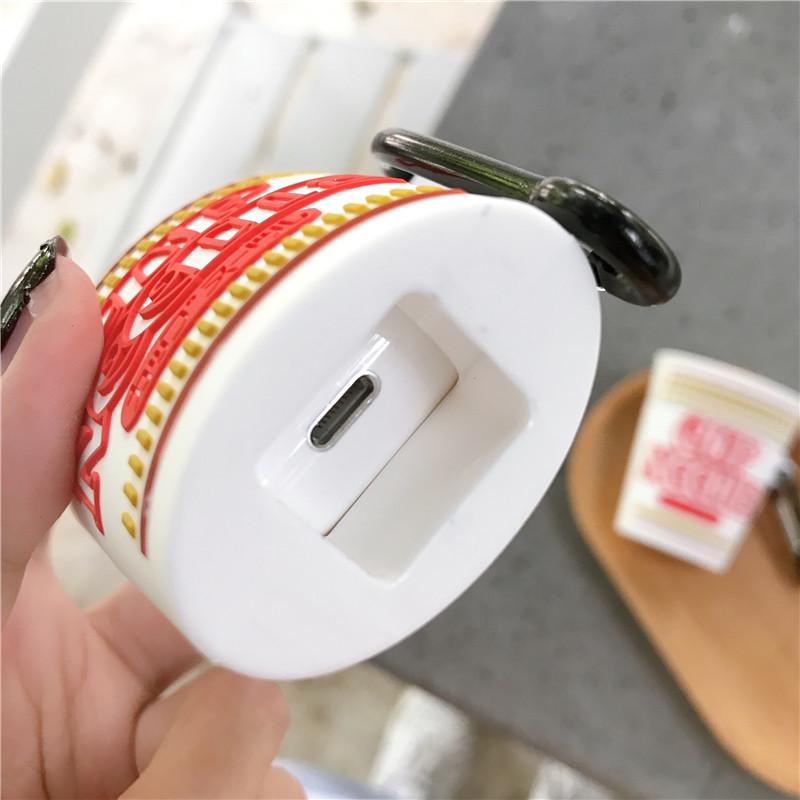 3D Cup Instant Noodles Shock-Resistant Airpods Case Apple