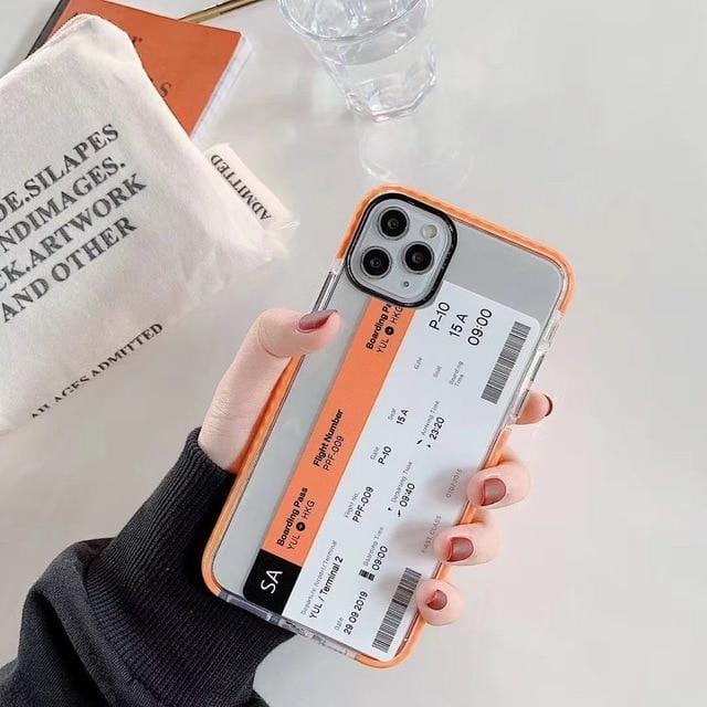 First Class Plane Ticket Protective iPhone Case