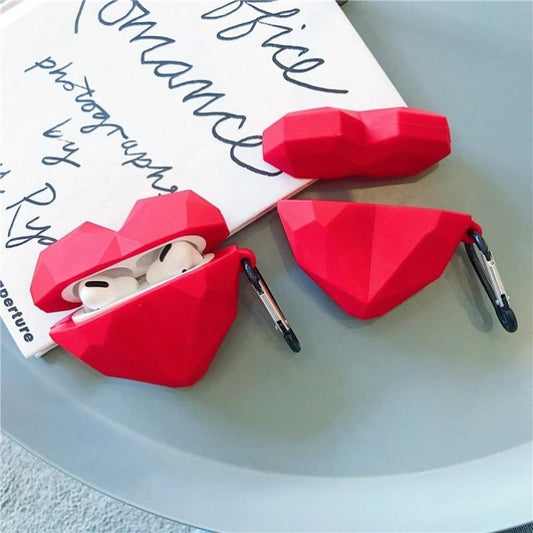 Cute Heart Love Shock-Resistant Silicone Airpods Pro Case Apple