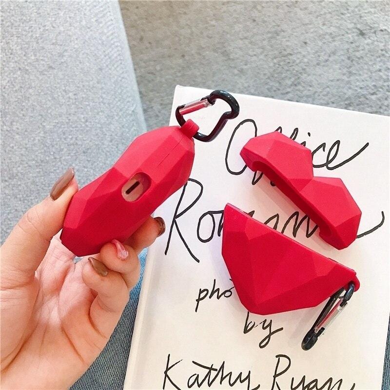 Cute Heart Love Shock-Resistant Silicone Airpods Pro Case Apple