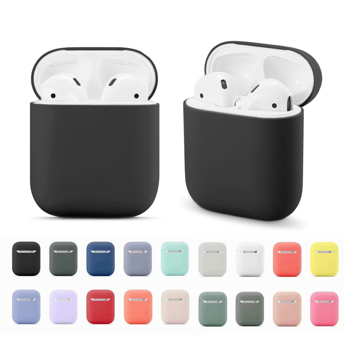 Apple AirPods Shock-Resistant Silicone Case Fitted Case