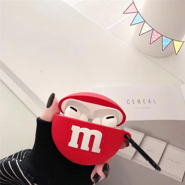 Chocolate M&M Beans Shock-Resistant AirPods Case Apple