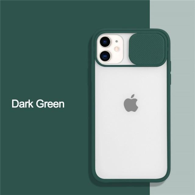 Camera Lens Protection Matte Silicone iPhone Case