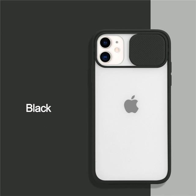 Camera Lens Protection Matte Silicone iPhone Case