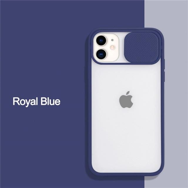 Camera Lens Protection Matte Silicone iPhone Case