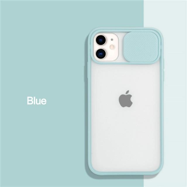Camera Lens Protection Matte Silicone iPhone Case